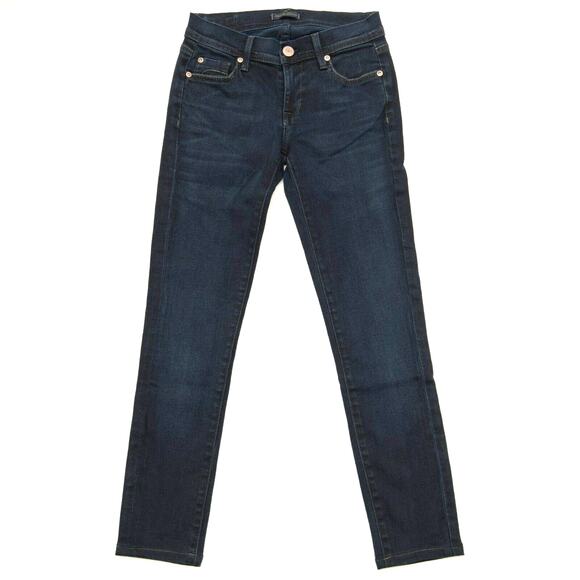 Fidelity Denim Pacific Dark Sand Twiggy Skinny Jeans Size 25 - Picture 1 of 9